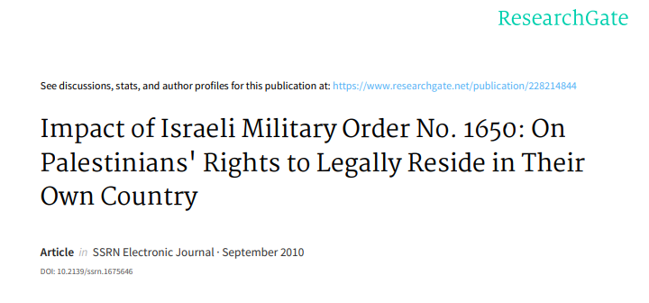 impact-of-israeli-military-order